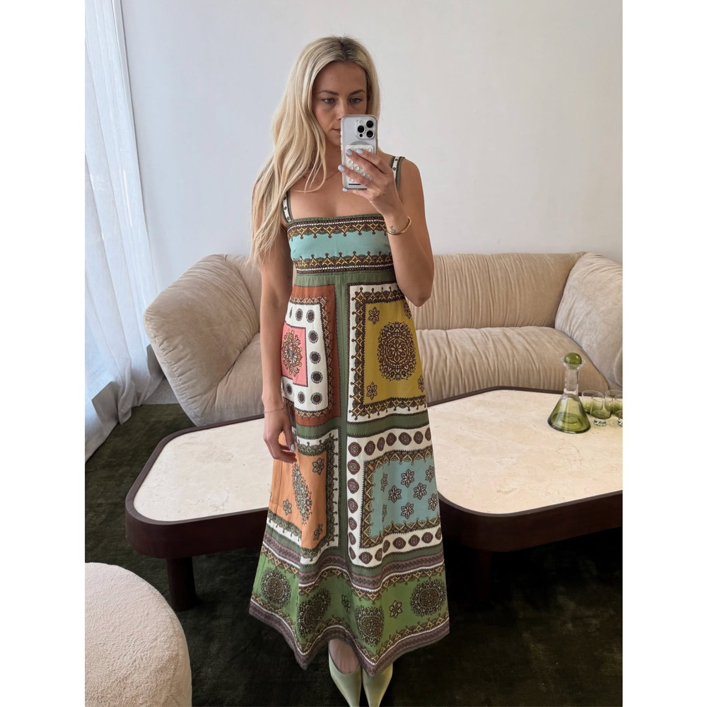 Alemais Contina Day Dress in Multi - Picture 4 of 11
